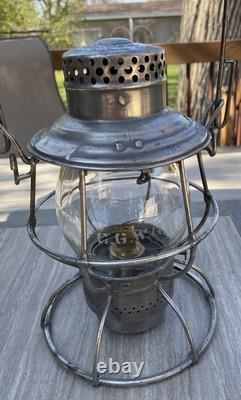 CGW Railroad Lantern tall CE Globe Reliable A&W