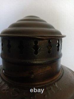 CHICAGO MILWAUKEE & ST PAUL RAILROAD LANTERN BRASS TOP A&W C. M. &. St. P. Ry. 1895