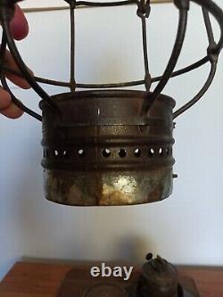 CHICAGO MILWAUKEE & ST PAUL RAILROAD LANTERN BRASS TOP A&W C. M. &. St. P. Ry. 1895