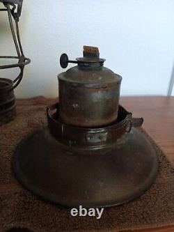 CHICAGO MILWAUKEE & ST PAUL RAILROAD LANTERN BRASS TOP A&W C. M. &. St. P. Ry. 1895