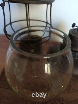 CHICAGO MILWAUKEE & ST PAUL RAILROAD LANTERN BRASS TOP A&W C. M. &. St. P. Ry. 1895