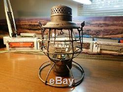 CLEVELAND AKRON & COLUMBUS RAILROAD LANTERN A&W COMPANY CA&C/PCC&StL 1895