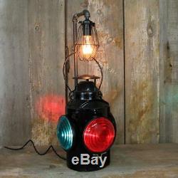 CNR Railroad Signal Lantern with an Edison Light #303