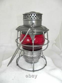 COLORADO & SOUTHERN RAILROAD LANTERN Signal Red CNX Lantern Globe