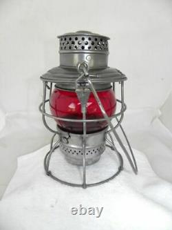 COLORADO & SOUTHERN RAILROAD LANTERN Signal Red CNX Lantern Globe