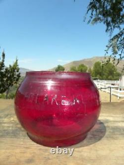 COLORADO & SOUTHERN RAILROAD LANTERN Signal Red CNX Lantern Globe