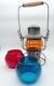CPR Hiram Piper Lantern Red Amber & Blue Shades Canadian Pacific Railway Adlake