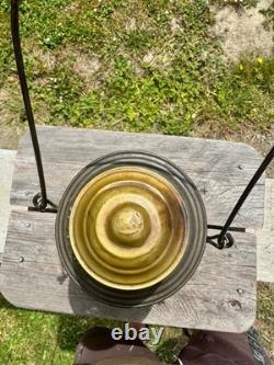 CVRR Railroad Lantern Brass Top Adams & Westlake Patent Bottom CUG
