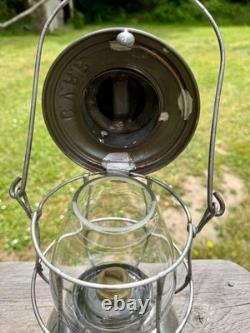 CVRR Railroad Lantern Brass Top Adams & Westlake Patent Bottom CUG
