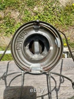 CVRR Railroad Lantern Brass Top Adams & Westlake Patent Bottom CUG
