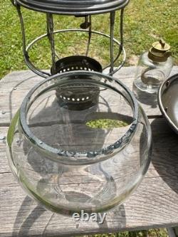CVRR Railroad Lantern Brass Top Adams & Westlake Patent Bottom CUG