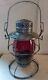 Canadian Pacific C. P. Ry. Railroad Lantern with tall Red Globe