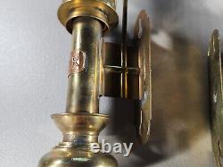 Carriage Lamps One Pair of Antique GWR Great Western Railway Brass England