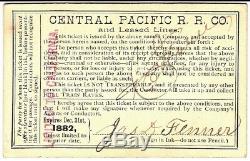 Central Pacific Railroad pass California Nevada Utah C. P. R. R. Union Pacific