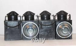 Charming Vintage Railroad Lantern Old Signal Railway Lamps Unique Home Decor