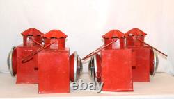 Charming Vintage Railroad Lantern Old Signal Railway Lamps Unique Home Decor