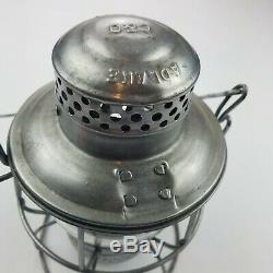 Chesapeake And Ohio C&O Railway Adlake Kero Fresnel Clear Globe Lantern