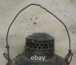Chicago, Milwaukee, St. Paul And Pacific Railroad Lantern Adlake Kero Red Globe