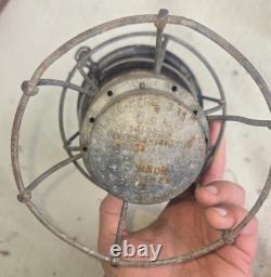 Chicago, Milwaukee, St. Paul And Pacific Railroad Lantern Adlake Kero Red Globe