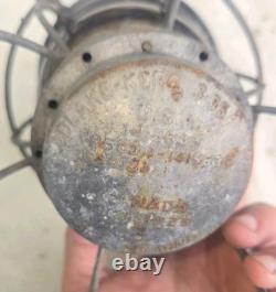 Chicago, Milwaukee, St. Paul And Pacific Railroad Lantern Adlake Kero Red Globe