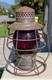 Chicago & North Western 1909 Adams Red Cast Serif Globe Railroad Lantern
