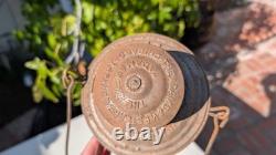 Chicago & North Western 1909 Adams Red Cast Serif Globe Railroad Lantern Chicago & North Western 1909 Adams Red Cast Serif Globe Railroad Lantern