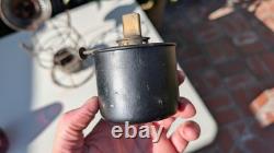 Chicago & North Western 1909 Adams Red Cast Serif Globe Railroad Lantern