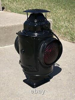 Chicago North Western Railroad Adlake Train Order Semaphore Signal Lamp Lantern