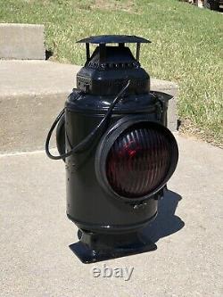 Chicago North Western Railroad Adlake Train Order Semaphore Signal Lamp Lantern