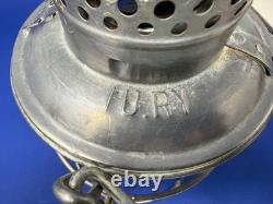 Clean IU Ry Adlake Kero short globe railroad lantern Indianapolis Union Railway