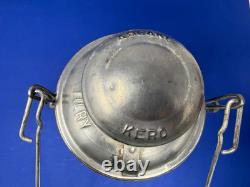 Clean IU Ry Adlake Kero short globe railroad lantern Indianapolis Union Railway