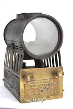 Cylindrical Lamp for Magic Lanterns, Railway Signals &. Illuminant, Sciopticon