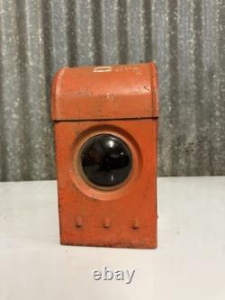 D. G. H. Vintage Red Artcraft Signal Lamp Railway with Burner