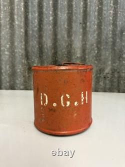 D. G. H. Vintage Red Artcraft Signal Lamp Railway with Burner
