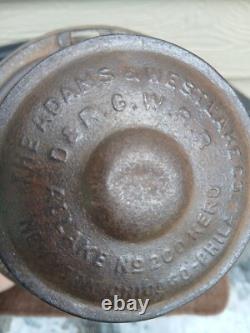 D&RGWRR Adams and Westlake 200 Kero Railroad Lantern Frame Frame Only