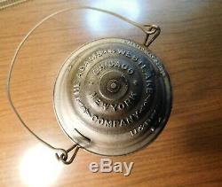 DELAWARE & HUDSON RAILROAD Lantern Bell Bottom A&W COMPANY D&H Co. 1895