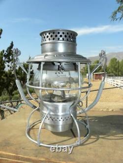 DENVER & RIO GRANDE WESTERN RAILROAD LANTERN Clear CNX Lantern Globe