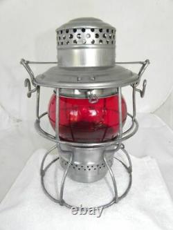 DENVER & RIO GRANDE WESTERN RAILROAD LANTERN Signal Red CNX Lantern Globe