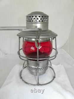 DENVER & RIO GRANDE WESTERN RAILROAD LANTERN Signal Red CNX Lantern Globe