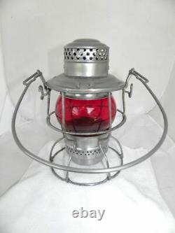 DENVER & RIO GRANDE WESTERN RAILROAD LANTERN Signal Red CNX Lantern Globe