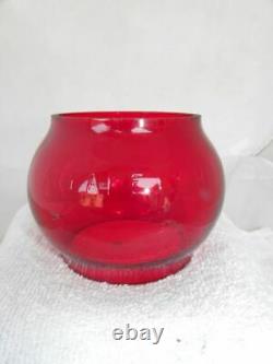 DENVER & RIO GRANDE WESTERN RAILROAD LANTERN Signal Red CNX Lantern Globe