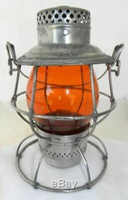 DENVER & SALT LAKE RAILROAD LANTERN Signal Yellow CNX Lantern Globe