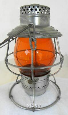 DENVER & SALT LAKE RAILROAD LANTERN Signal Yellow CNX Lantern Globe