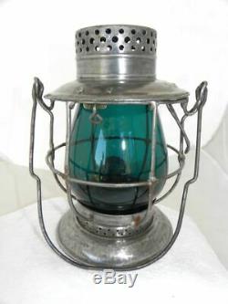 DIETZ #39 XLCR RAILROAD LANTERN Green EB Globe