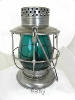 DIETZ #39 XLCR RAILROAD LANTERN Green EB Globe