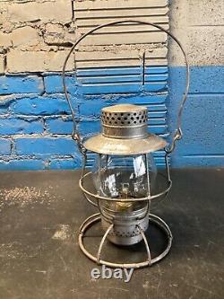 DIETZ EMPIRE PHILADELPHIA & READING RWY RAILROAD LANTERN WithEMBOSSED P&R RY GLOBE