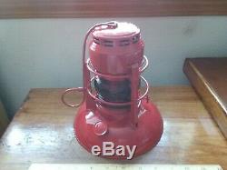 DIETZ NO. 40 TRAFFIC GUARD RED LANTERN RED GLOBE RAILROAD Restored