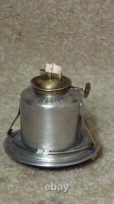 DIETZ No. 6 NEW YORK CENTRAL BELLBOTTOM RAILROAD LANTERN With RED GLOBE (9)