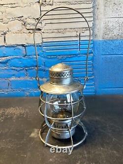 DIETZ STEELCLAD RAILROAD LANTERN With(PCC&StLRy)PITTS CINCY CHICAGO&St LOUIS GLOBE