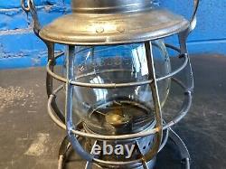 DIETZ STEELCLAD RAILROAD LANTERN With(PCC&StLRy)PITTS CINCY CHICAGO&St LOUIS GLOBE